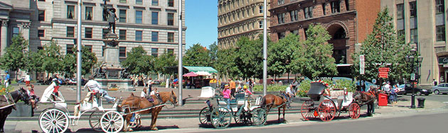 Le Vieux-Montral en calche