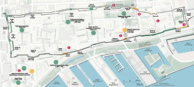 Map of Discovery Tour