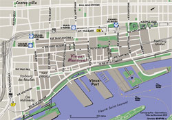 Carte du Vieux-Montréal