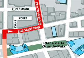 Detailed neighbourhood map