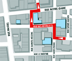 Detailed neighbourhood map