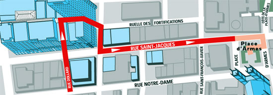 Detailed neighbourhood map