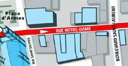 Detailed neighbourhood map