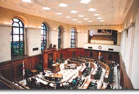 The City Council chambers.