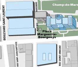 Detailed neighbourhood map