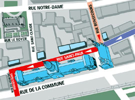 Detailed neighbourhood map