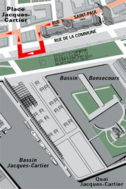 Detailed neighbourhood map