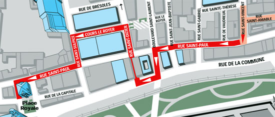 Detailed neighbourhood map